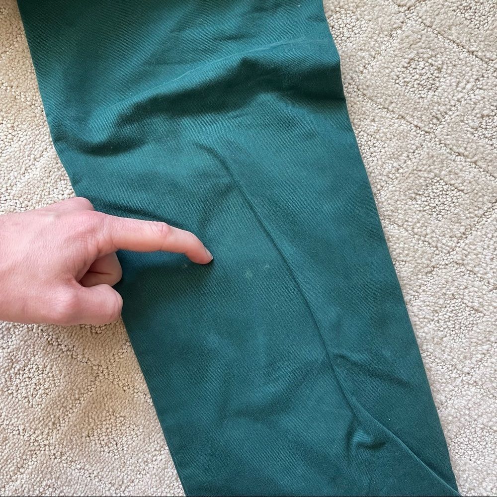 Jack Wills Green Cotton Chinos Size Small - Picture 5 of 5